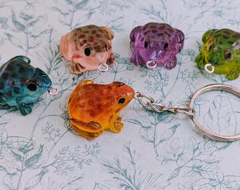 Giftiger Frosch Stil Schlüsselanhänger, Frosch Liebhaber Geschenke, Frosch Accessoires, Reptilien Halter Geschenke, Reptilien Besitzer Geschenke,
