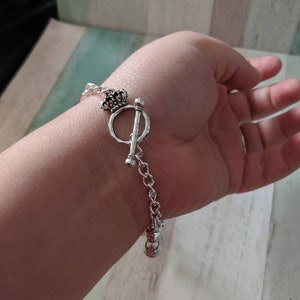 Chess bracelet, charm bracelet, handmade bracelet, geek jewelry, gifts for her, sport bracelet, chess player gifts, chess gift, novelty gift image 6