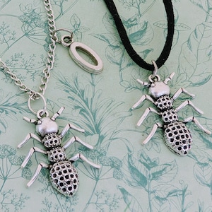 Ant lover pendant necklace, ant insect farming gifts, insect lover jewellery, insect themed gifts, ant farming accessories, ant inspired