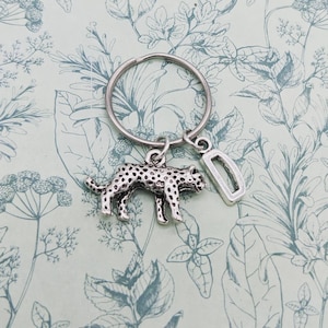 Chaveiro de leopardo, chaveiro de leopardo, presentes para amantes de leopardo, chaveiro de animais, presentes para amantes de animais, chaveiro de chita, presentes para amantes de chita, presente de bff