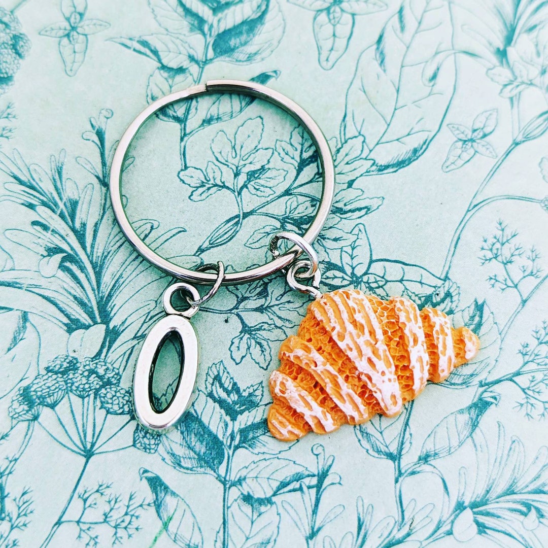 Pastry Keychain, Croissant Keychain, Pastry Lover Gifts, Gifts for a ...