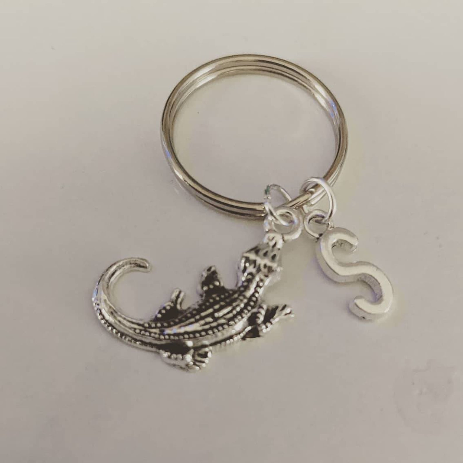 crocodile keyring