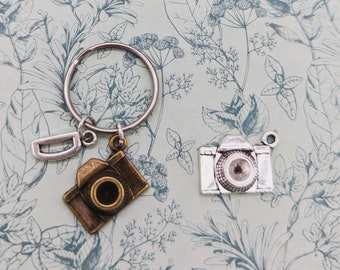 LONYOO Acrylic Vintage Camera Keychain – Heart Lens Design, Alloy Clasp, 43x46mm, Photography Gift For Women, Photographers, Purse Charm - View #2