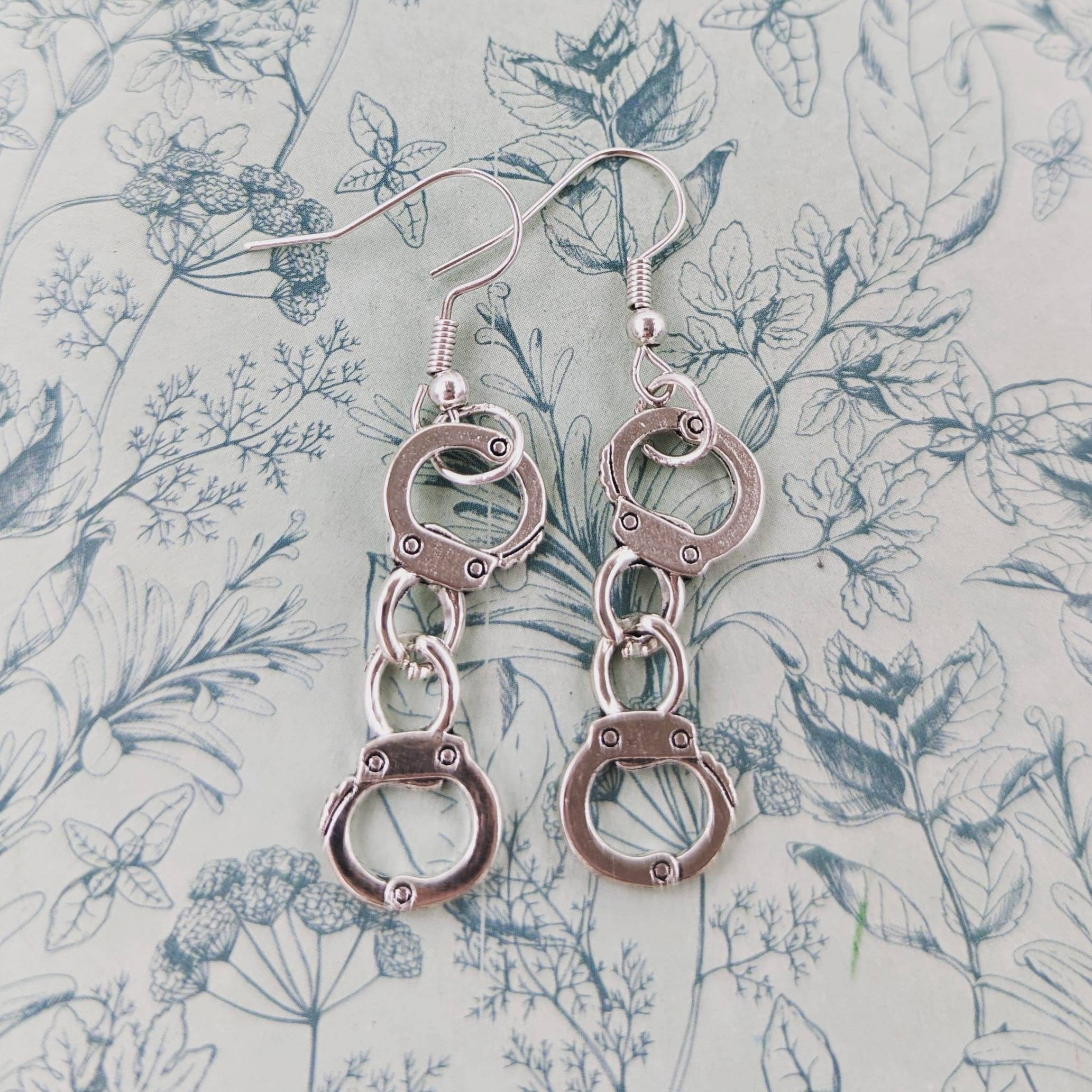 Handcuff earrings deals claire's
