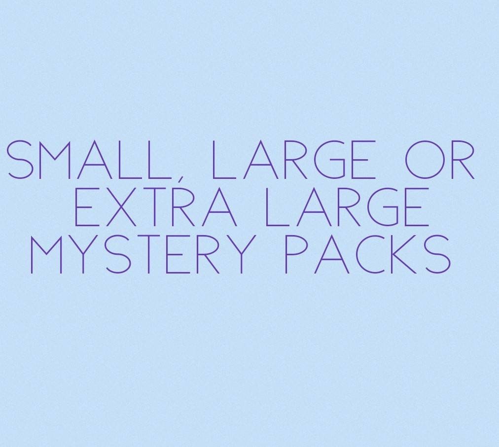 Mini Large Extra Large Mystery Packs, Small Large Extra Large Mystery Earring Packs, Birthday ...