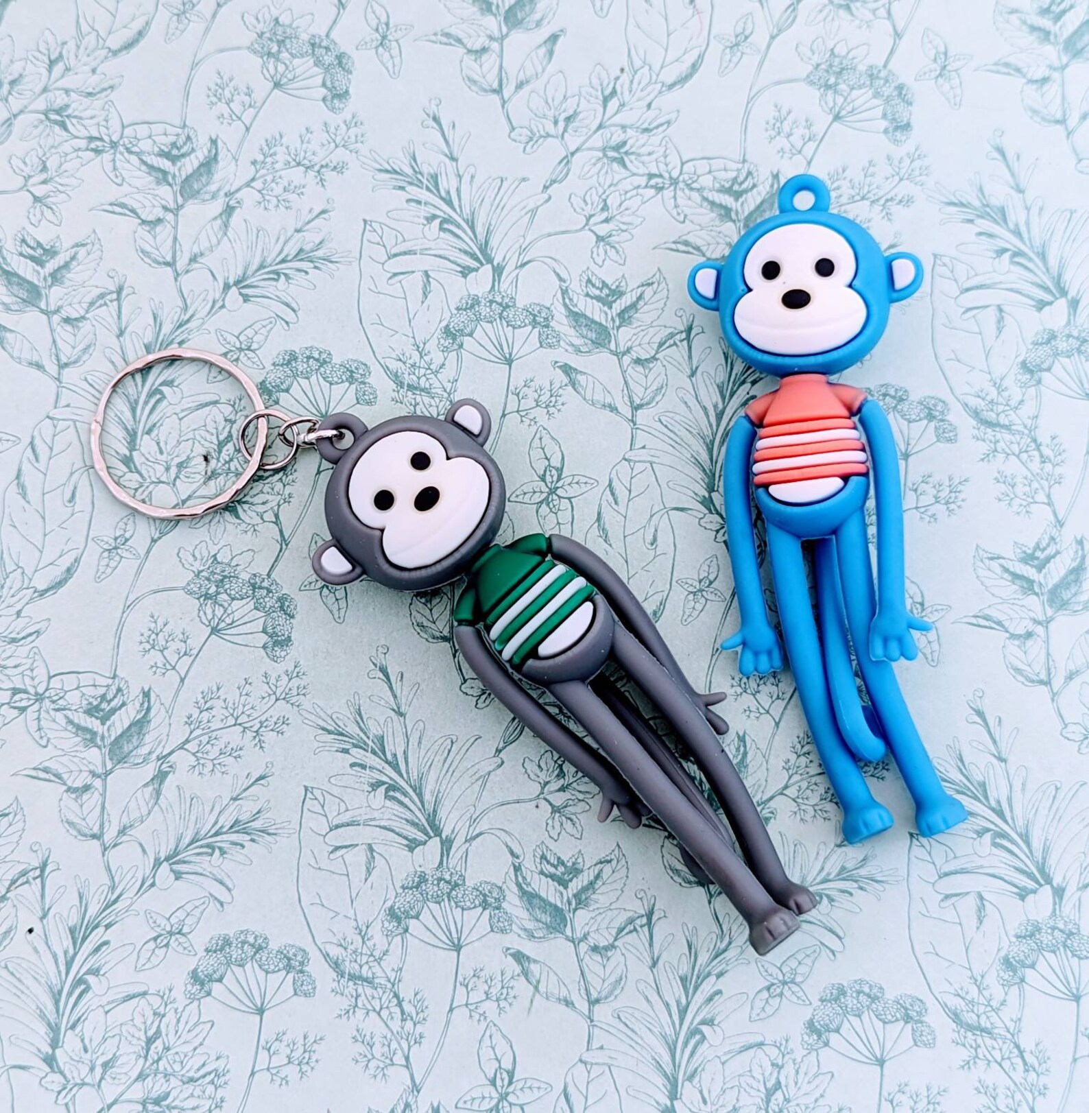 Monkees Keychains Monkey Keychain, Monkeys Keyring, Statement Keychain, Monkey Lover ...