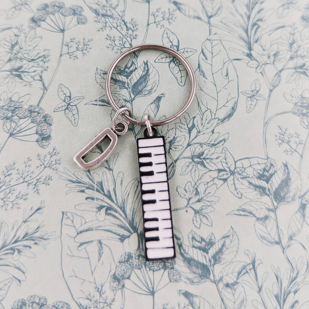 Piano Player Keychain, Piano Player Gifts, Piano Keyring, Personalised ...
