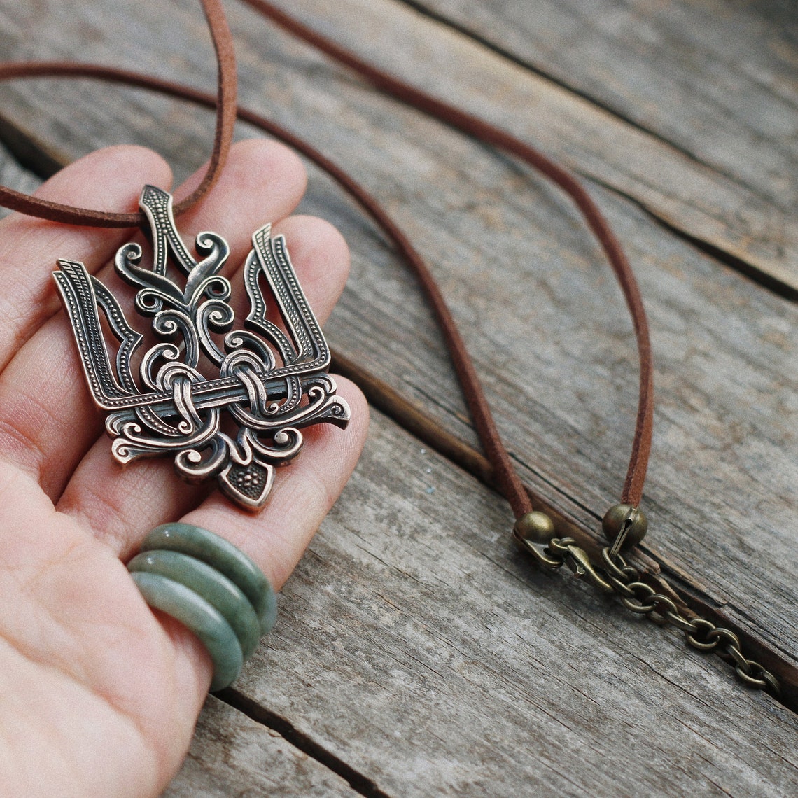 TridentUkrainian jewelryUkrainian pendantJewelry Etsy