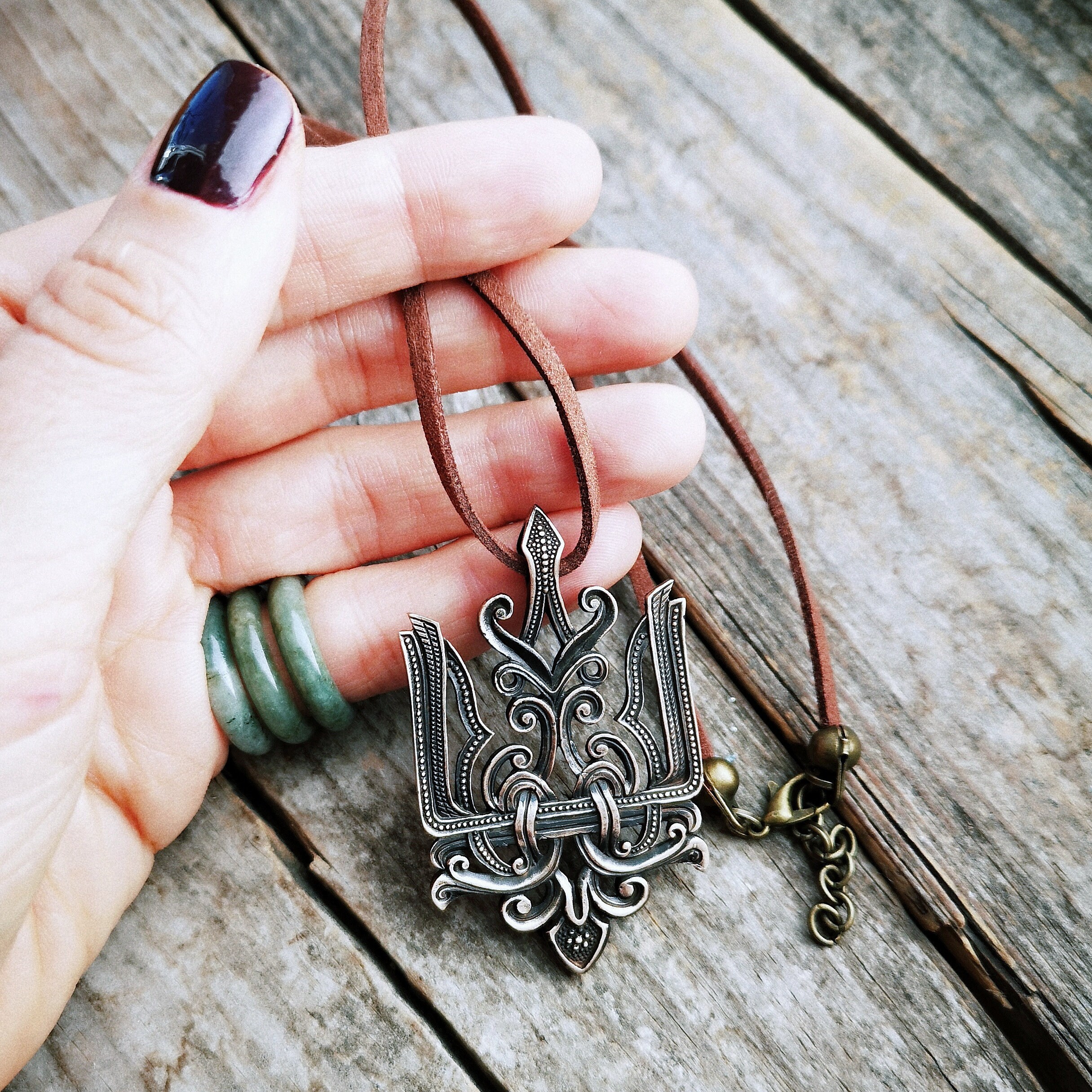 TridentUkrainian jewelryUkrainian pendantJewelry Etsy