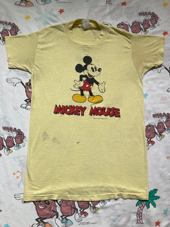 Vintage 70s Mickey Mouse Tropix Togs T Shirt Size Small | Etsy