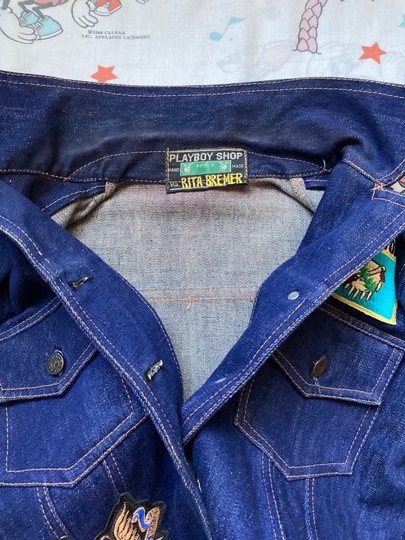 Vintage 60’s/70’s Korean Playboy Selvedge Denim J… - image 4