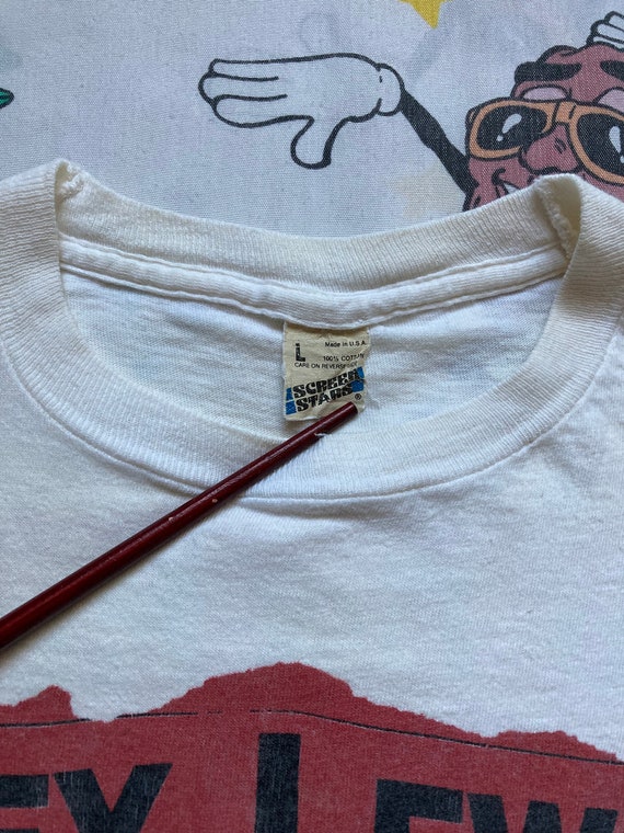 Vintage 80’s Huey Lewis and The News T shirt, siz… - image 4