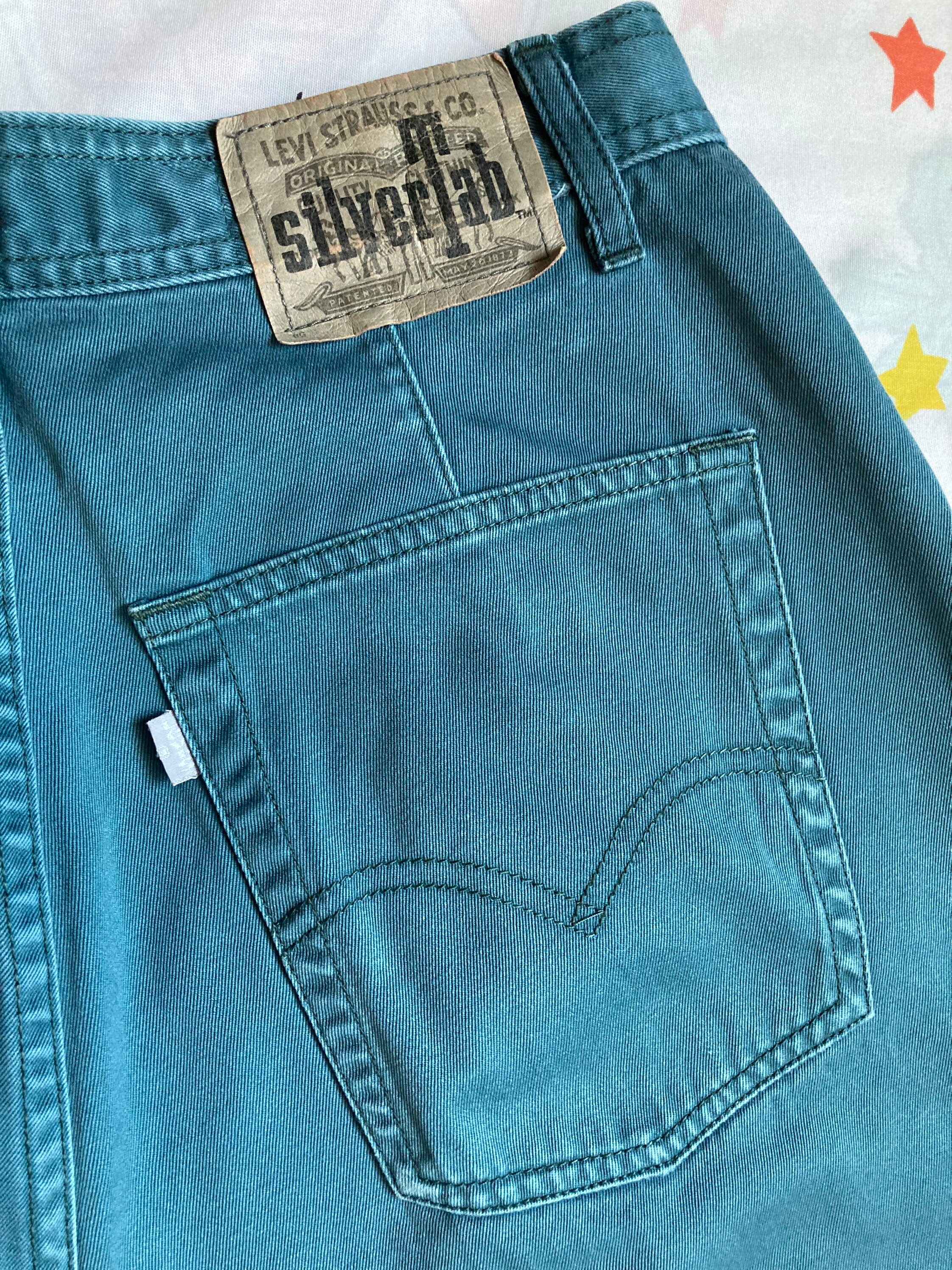 Vintage 90s Levis Silvertab Baggy Fit Chinos 29x31 Button - Etsy Vintage 90s Levis Silvertab Baggy Fit Chinos 29x31 Button - Etsy