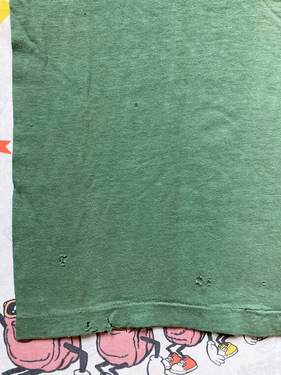 Vintage 40’s WWII Sage Green Undershirt, size Medium … Gem