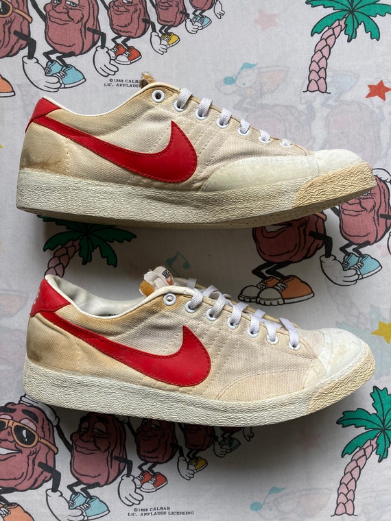 verlies uzelf Vies Bezienswaardigheden bekijken Vintage 80's Nike All Court Blazer Tennisschoenen maat 12 - Etsy België