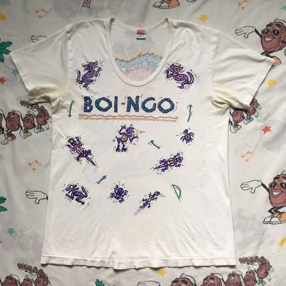 Vintage 80s Oingo Boingo EP T shirt size Small 1980 Post - Etsy 日本