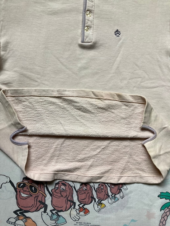 Vintage 40’s JC Penny Cotton Henley T shirt, size… - image 6