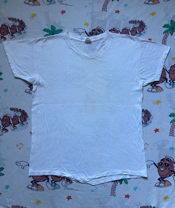 Vintage 50’s Hanes Blank White T shirt, size Mediu