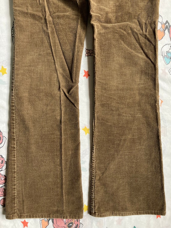 Vintage 70’s Levi’s 646 Chocolate Brown Bell Bott… - image 8