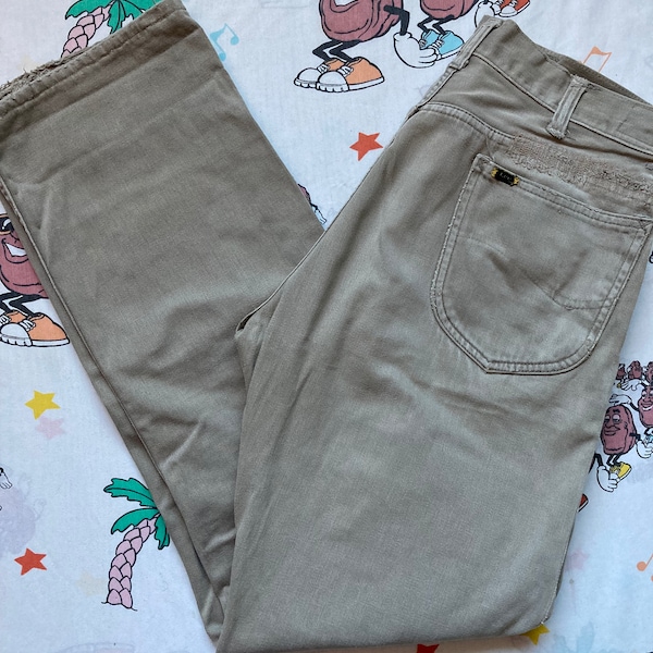 Pantaloni sanforizzati Lee Westerner vintage anni '50, 29x30 pesantemente riparati