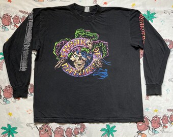 Vintage 90’s Freak Of Nature European Tour Long Sleeve Shirt, size L/XL 1993 Alternative Metal