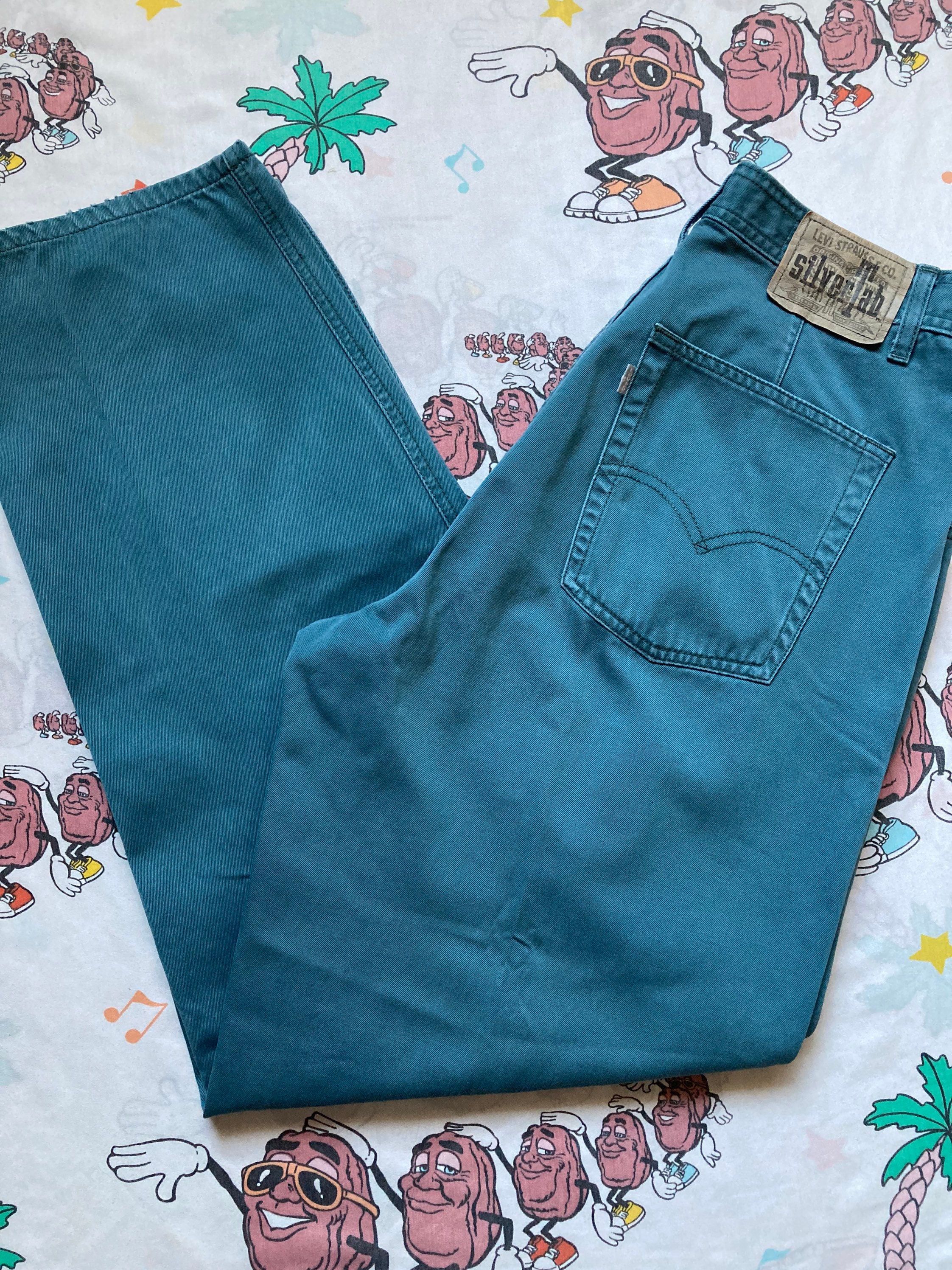 Døds kæbe Danmark varsel Vintage 90s Levis Silvertab Baggy Fit Chinos 29x31 Button - Etsy