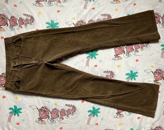 Vintage 70’s Levi’s 646 Chocolate Brown Bell Bott… - image 2