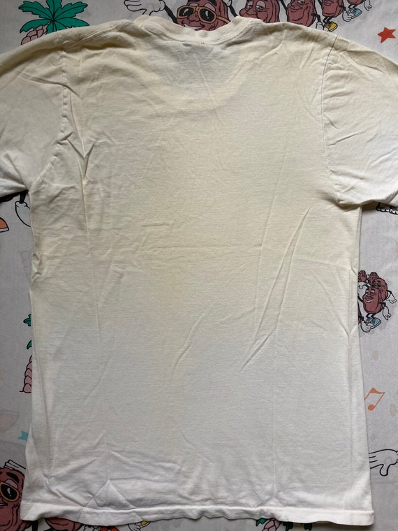 Vintage 70’s JC Penny Blank White Cotton T shirt,… - image 6