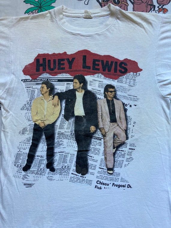 Vintage 80’s Huey Lewis and The News T shirt, siz… - image 3