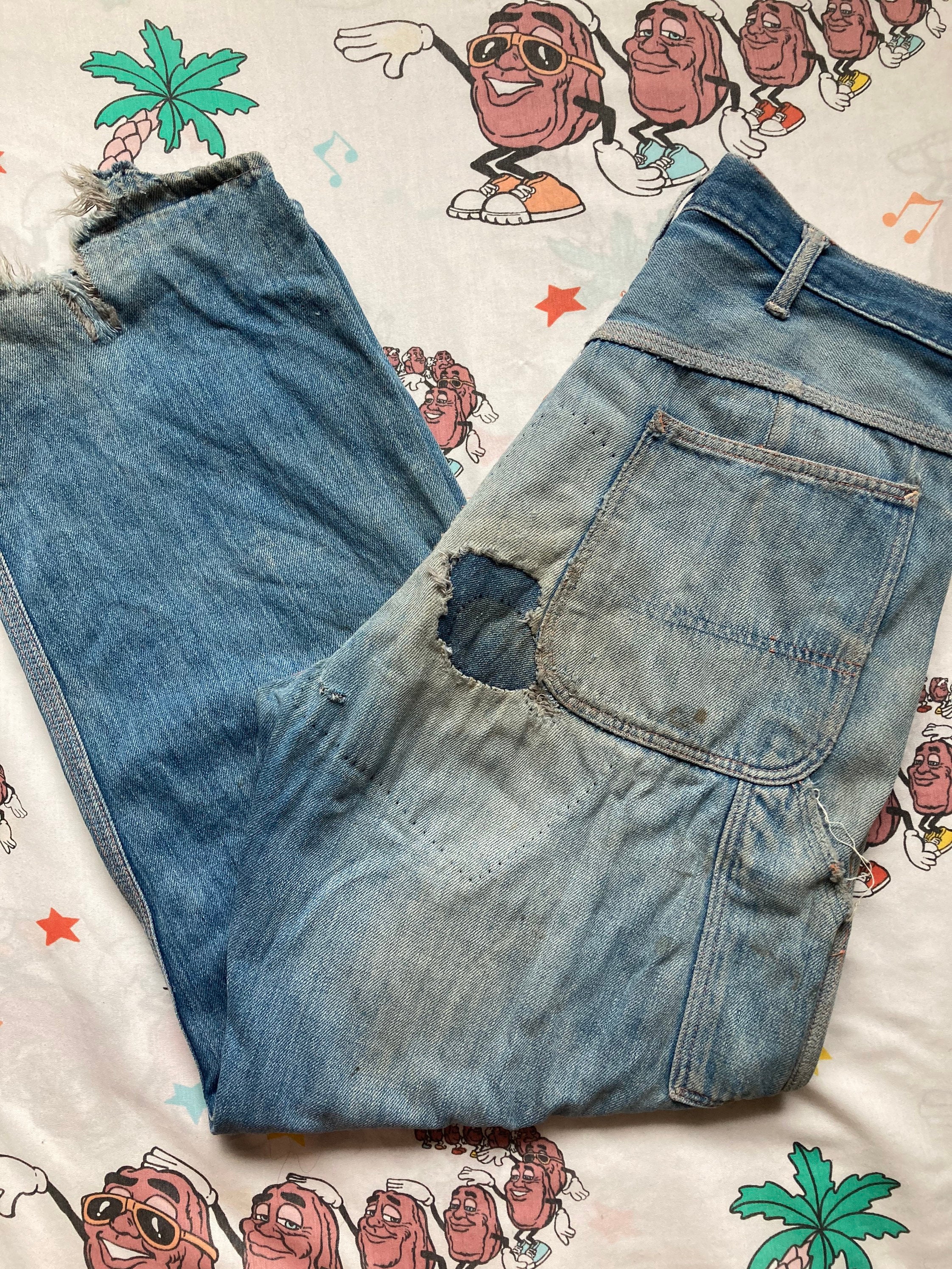 Vintage 50s Big Mac Patchwork Jeans 