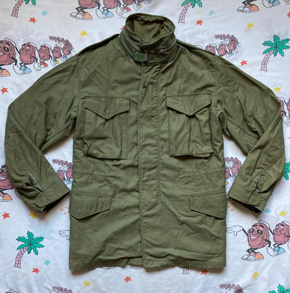 Vintage 60s M-65 Military Field Coat, Size Small Regular 1969 