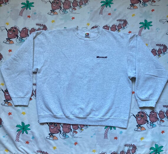 Vintage 90’s Microsoft Embroidered Logo Sweatshirt