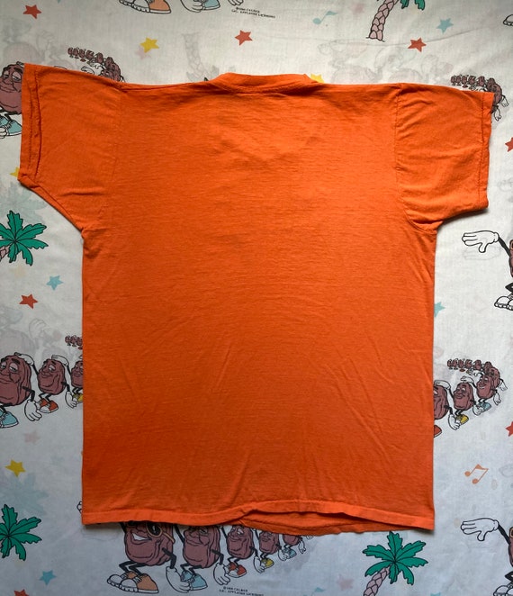Vintage 70’s Orange Crush T shirt, size Large Sof… - image 7
