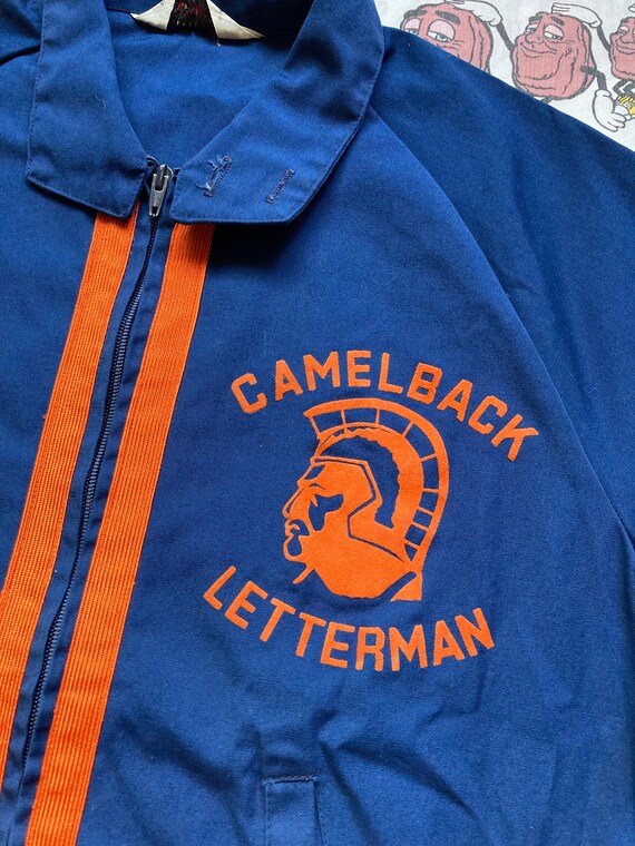 Vintage 60s/70s Collegiate Pacific Camelback Lettermen Flock 