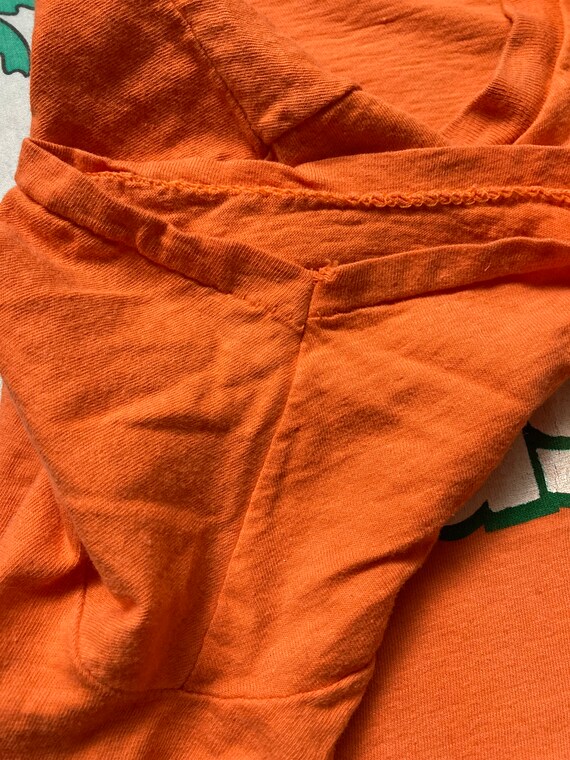Vintage 70’s Orange Crush T shirt, size Large Sof… - image 5