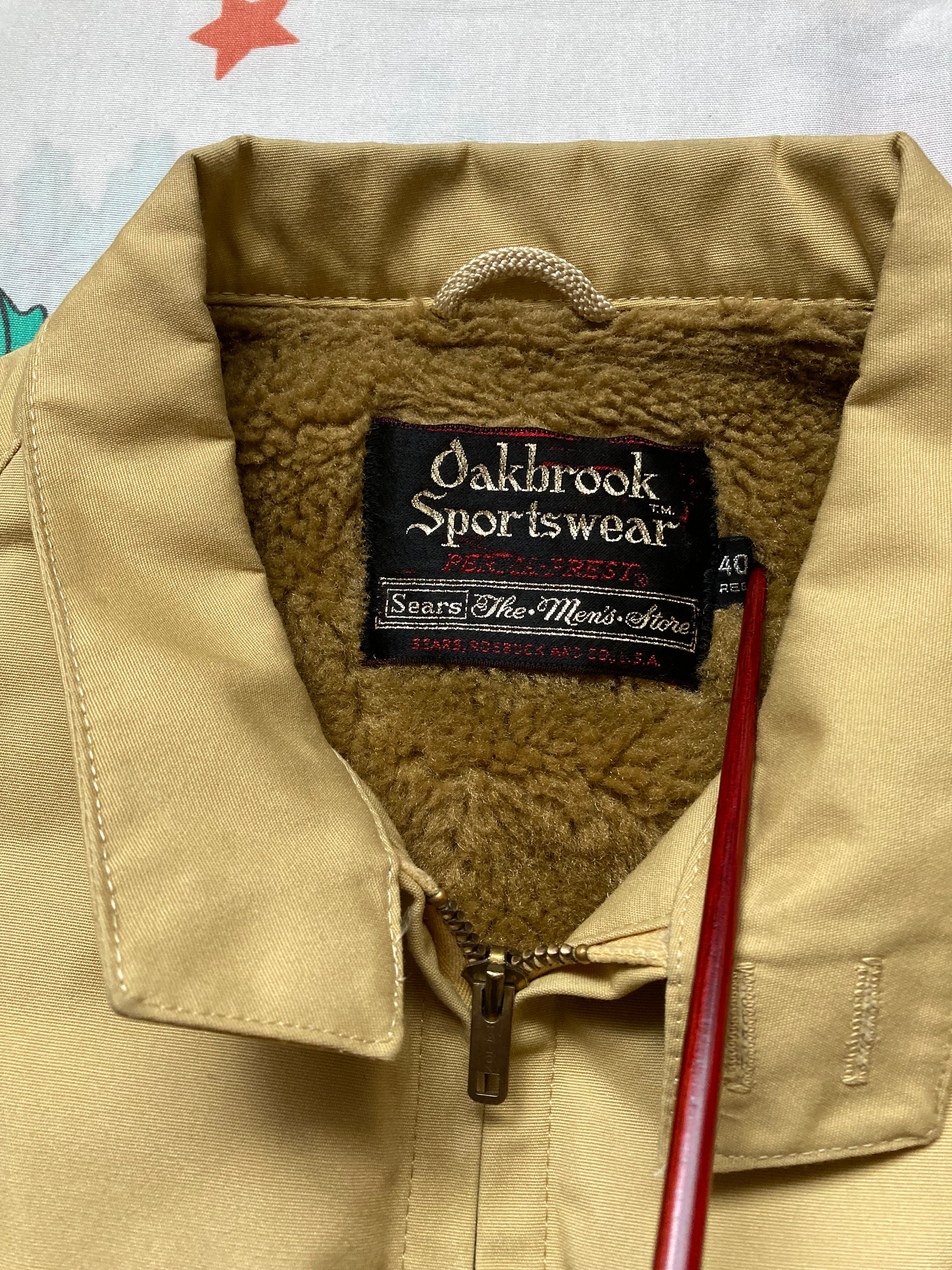 Vintage 70s Sears Oakbrook Sportswear Faux Fur Lined Jacket - Etsy