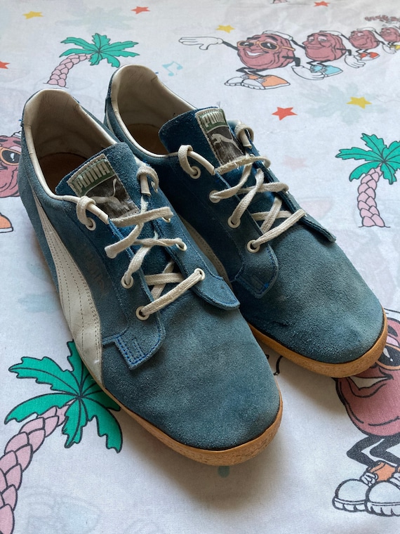 Vintage 70s Puma Suede Tennis Shoes Size 7.5M/9.5W - Etsy