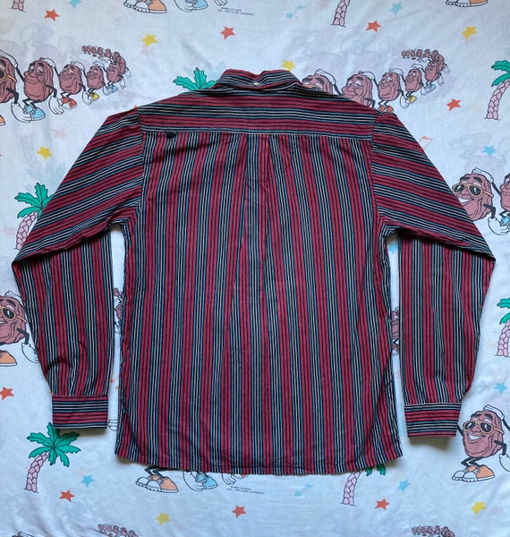 Vintage 50’s Lucky Boy Striped Cotton Loop Collar… - image 7