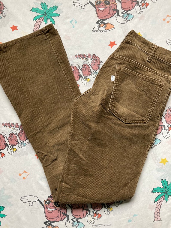 Vintage 70’s Levi’s 646 Chocolate Brown Bell Bott… - image 1