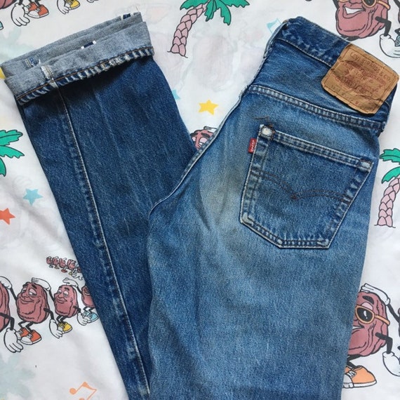 Vintage 70’s Levi’s 501 Redline Jeans, 28x33 Selve