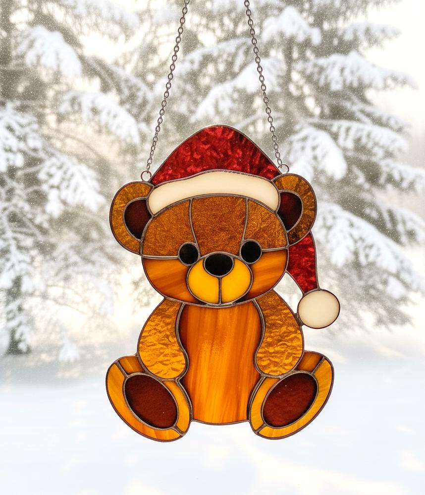 Buy Glass Teddy Bear Ornament Online In India - Etsy India