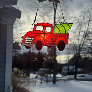 Christmas Ornament Stained Glass Pattern for Christmas Tree Truck DIY Template (PDF, PNG, Svg Digital Download) image 10