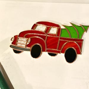 Christmas Ornament Stained Glass Pattern for Christmas Tree Truck DIY Template (PDF, PNG, Svg Digital Download) image 4