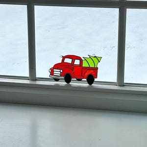 Christmas Ornament Stained Glass Pattern for Christmas Tree Truck DIY Template (PDF, PNG, Svg Digital Download) image 6