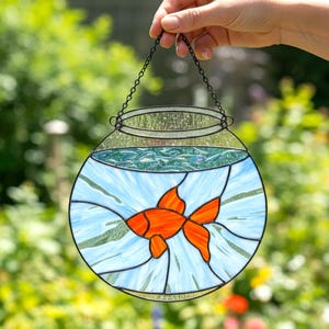金魚のステンドグラス図案 デジタルダウンロード - Etsy 日本