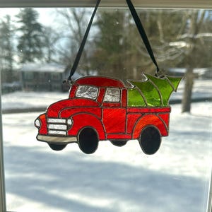 Christmas Ornament Stained Glass Pattern for Christmas Tree Truck DIY Template (PDF, PNG, Svg Digital Download) image 8