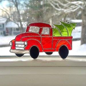 Christmas Ornament Stained Glass Pattern for Christmas Tree Truck DIY Template (PDF, PNG, Svg Digital Download) image 5