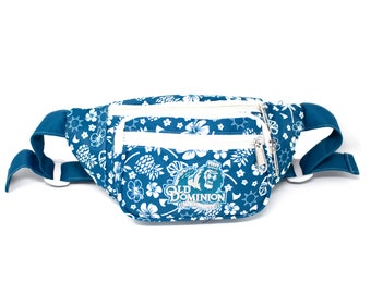 Old Dominion Fanny Pack Hawaiian Floral Blue