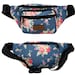 Grandma's Couch Floral Denim Fanny Pack Bum Bag 