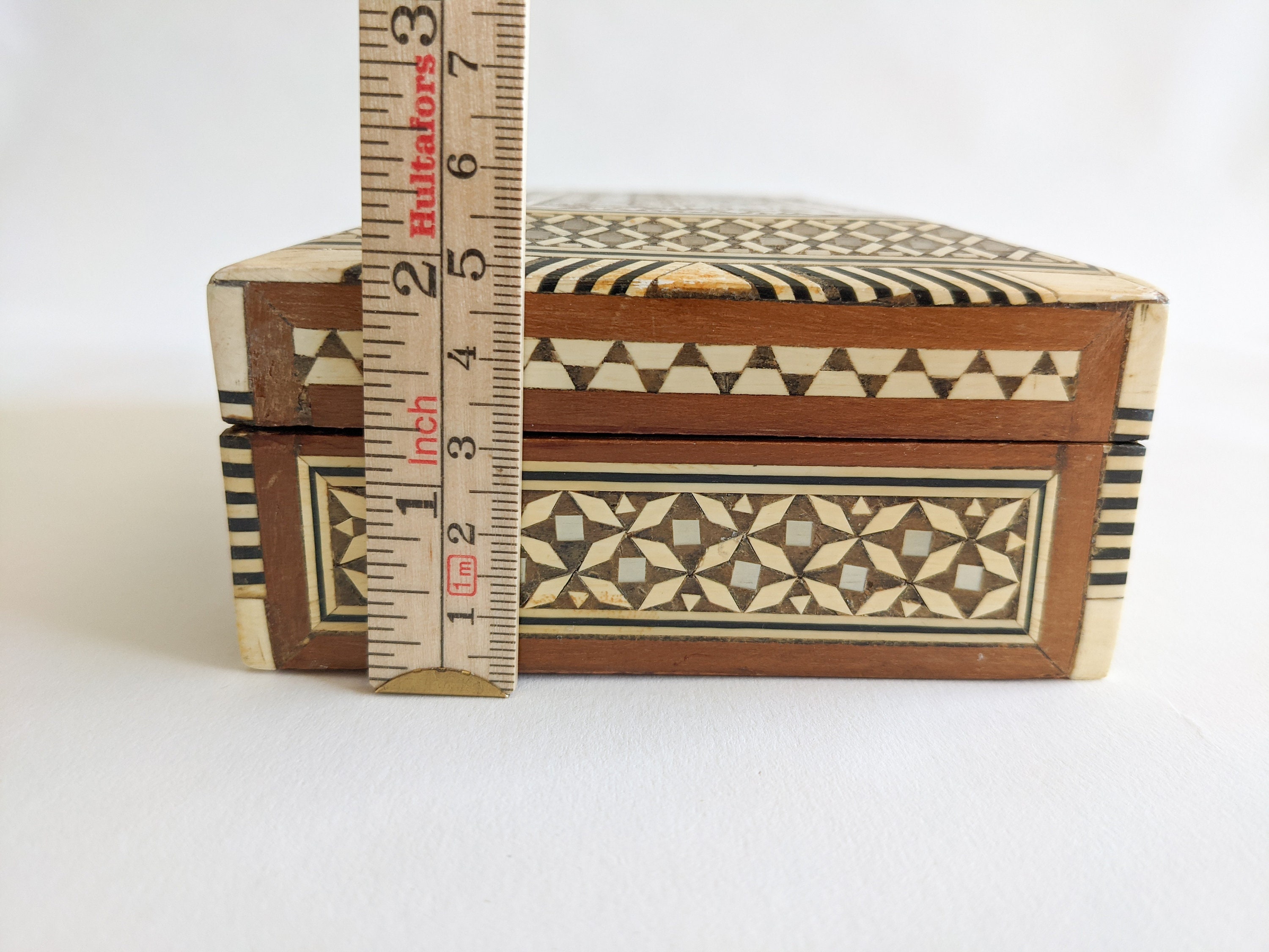 Vintage Einsteckdose Kleine Perlmutt Schmuckbox | Etsy